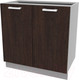 Миниатюра изображения товара Шкаф-стол кухонный Интерлиния Компо НШ80р-2дв (дуб венге)