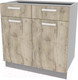 Миниатюра изображения товара Шкаф-стол кухонный Интерлиния Компо НШ80рш2 (дуб серый)