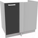 Миниатюра изображения товара Шкаф под мойку Интерлиния Компо НШ88-М.П (антрацит)