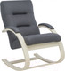 Миниатюра изображения товара Кресло-качалка Импэкс Leset Милано (слоновая кость/малмо 95 серый)
