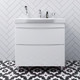Миниатюра изображения товара Тумба с умывальником AM.PM Like M80FSX0802WG + M80WCC0802WG