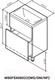 Миниатюра изображения товара Тумба с умывальником AM.PM Gem M90-FSX0602-WC0602WG