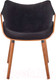 Миниатюра изображения товара Стул Halmar K396 (орех/черный)