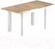 Миниатюра изображения товара Обеденный стол Васанти Плюс Васанти-Д ВД-09 (дуб небраска натуральный/белый)
