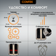 Миниатюра изображения товара Массажер электронный Comtek 6300С (золото)