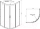 Миниатюра изображения товара Душевой уголок AM.PM Gem W90G-401-100WT