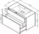 Миниатюра изображения товара Тумба под умывальник AM.PM Inspire V2.0 M50AFHX1003WM