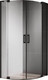 Миниатюра изображения товара Душевой уголок Cezares SLIDER-R-2-90/100-C-NERO
