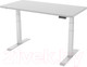 Миниатюра изображения товара Стол с подъемным механизмом Smartstol Slim 160x80x1.8 (белый/серый камень)