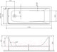 Миниатюра изображения товара Каркас AM.PM Gem W90A-170-075W-R