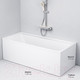 Миниатюра изображения товара Ванна акриловая AM.PM Inspire 2.0 W52A-170-075W-A