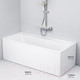 Миниатюра изображения товара Ванна акриловая AM.PM Inspire 2.0 W52A-180-080W-A