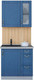 Миниатюра изображения товара Кухонный гарнитур Интерлиния Мила Крафт 0.8 (дуб лазурный)