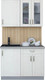 Миниатюра изображения товара Кухонный гарнитур Интерлиния Мила Крафт 1.1 (дуб полярный)