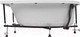 Миниатюра изображения товара Каркас Aquanet Mia 140x80 L/R