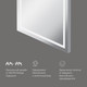 Миниатюра изображения товара Зеркало AM.PM Gem M91AMOX0551WG