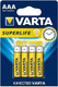 Миниатюра изображения товара Комплект батареек Varta Energy AAA (4шт)