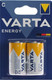 Миниатюра изображения товара Комплект батареек Varta Energy C (2шт)