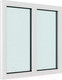 Миниатюра изображения товара Окно ПВХ Brusbox Глухое с импостом 3 стекла (1300x900x70)