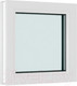 Миниатюра изображения товара Окно ПВХ Brusbox Глухое 2 стекла (600x600x60)