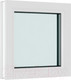 Миниатюра изображения товара Окно ПВХ Brusbox Одностворчатое Глухое 2 стекла (600x500x60)