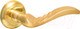 Миниатюра изображения товара Ручка дверная Lockstyle PRO-Pisa SG/GP (матовое золото/золото)