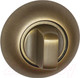 Миниатюра изображения товара Фиксатор дверной защелки Lockstyle Круглая WC WAB (матовая бронза)