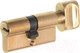 Миниатюра изображения товара Цилиндровый механизм замка Lockstyle C30X30KC PB (золото)