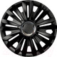 Миниатюра изображения товара Набор колпаков VERSACO Royal RC 13" / 13ROYALRCB (4шт, черный/хром)