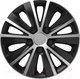 Миниатюра изображения товара Набор колпаков VERSACO Rapide 15" / 15RAPIDESB (4шт, серебристый/черный)