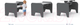 Миниатюра изображения товара Парта Comf-Pro Elephant Desk (белый/серый)
