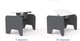 Миниатюра изображения товара Парта Comf-Pro Elephant Desk (белый/серый)