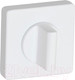 Миниатюра изображения товара Фиксатор дверной защелки System WC SQ AL315 (матовый белый)