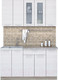 Миниатюра изображения товара Кухонный гарнитур Интерлиния Мила 15 (вудлайн кремовый/опал светлый)