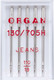 Миниатюра изображения товара Набор игл для бытовой швейной машины Organ 5/110 (джинсовые)
