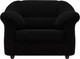 Миниатюра изображения товара Кресло мягкое Лига Диванов Карнелла 240 / 105846 (микровельвет черный)