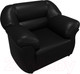 Миниатюра изображения товара Кресло мягкое Лига Диванов Карнелла 240 / 105853 (экокожа черный)