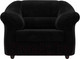 Миниатюра изображения товара Кресло мягкое Лига Диванов Карнелла 240 / 105833 (велюр черный)