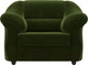 Миниатюра изображения товара Кресло мягкое Лига Диванов Карнелла 240 / 105841 (микровельвет зеленый)