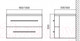 Миниатюра изображения товара Тумба под умывальник BelBagno BB1000DCS2C/SO-BB1000ARL