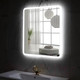 Миниатюра изображения товара Зеркало Пекам Marta 60x60 / marta-60x60s (с подсветкой и сенсором на прикосновение)