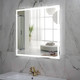 Миниатюра изображения товара Зеркало Пекам Greta 80x80 / greta-80x80sp (с подсветкой, подогревом и сенсором на прикосновение)