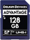 Миниатюра изображения товара Карта памяти Delkin Devices Advantage SDXC 128GB 633X UHS-I (Class 10) V30 (DDSDW633128B)