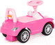 Миниатюра изображения товара Каталка детская Полесье  SuperCar №1 со звуковым сигналом  / 84477 (розовый)