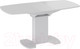 Миниатюра изображения товара Обеденный стол ТриЯ Портофино СМ(ТД)-105.02.11(1) (белый глянец/стекло белое)
