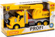 Миниатюра изображения товара Кран игрушечный Полесье Профи со звуком и светом / 86600 (инерционный, желтый)