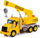 Миниатюра изображения товара Кран игрушечный Полесье Профи со звуком и светом / 86600 (инерционный, желтый)