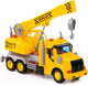 Миниатюра изображения товара Кран игрушечный Полесье Профи со звуком и светом / 86600 (инерционный, желтый)
