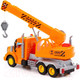 Миниатюра изображения товара Кран игрушечный Полесье Профи со светом и звуком / 86617 (инерционный, оранжевый)
