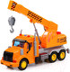 Миниатюра изображения товара Кран игрушечный Полесье Профи со светом и звуком / 86617 (инерционный, оранжевый)